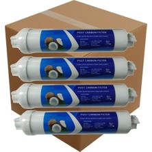 Tezgahaltı Su Arıtma Cihazları Için Tatlandırıcı Son Karbon Filtre 25 Adet Post Carbon Fılter