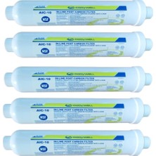 5 Adet - Easywell Post Carbon Filter Nsf Onaylı Tatlandırıcı Son Karbon Filtre