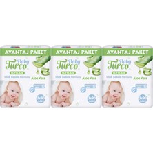 Baby Turco Islak Havlu Mendil Soft Care Aloe Vera 90 Yaprak (9 Lu Set) (3pk*3) 810 Yaprak