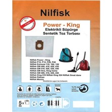 Home Shopping Nilfisk Power-King Sentetik Bez Toz Torbası 10 Adet