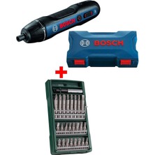 Şarjlı Tornavida Go 2 Akülü Vidalama Şarjlı Matkap 25 Parça Vidalama Ucu Seti