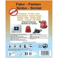 Home Shopping Simbo Elektrikli Süpürge Toz Torbası 5 Adet