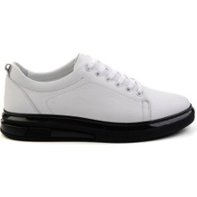 Beyaz Leather Erkek Casual Ayakkabı E01018033343