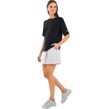 Skechers W Lounge Regular 5 inch Sweatshort S2510059-035 Gri Şort