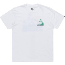 Quiksilver Palm Lınes Ss EQYZT08057-908 Beyaz Tişört