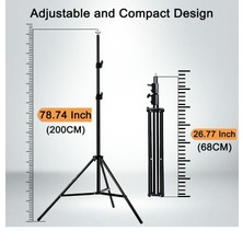100*200CM T Stand Bar Fon Perde Pvc Background Backdrop Çekim Standı T-Shape 1X2M