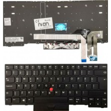Nion Lenovo Thinkpad T490 Type 20N2 20N3 Uyumlu  Notebook Klavye (Siyah Q Tr)