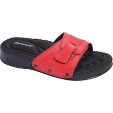 Ortholand Tek Bantlı Memory Terlik Kırmızı