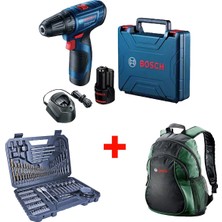 Professional Gsr 120-LI Akülü Vidalama Sırt Çantası V-Line 103 Parça Aksesuar Seti