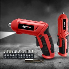 Asd Şarjlı Vidalama - Kırmızı