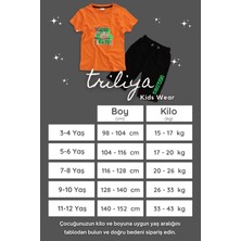 Triliya  Pamuklu  Çocuk Kapri Takımı (Cepli & Kordonlu, 3-12 Yaş)
