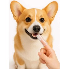 Kedi ve Köpek Için Silikon Parmak Diş Kaşıyıcı Dil Temizleyici Diş Fırçası
