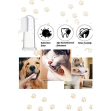 Kedi ve Köpek Için Silikon Parmak Diş Kaşıyıcı Dil Temizleyici Diş Fırçası