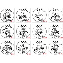 Kişiye Özel Burçlu Kupa, Doğum Günü Beyaz Kupa Bardak Z2 Serisi