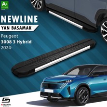 S-Dizayn Peugeot 3008 3 Hybrid Newline Krom Yan Basamak 183 cm 2024 Üzeri A+ Kalite