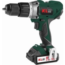 18VOLT/2.0AH Li-Ion Çift Akülü Profesyonel Darbeli Matkap KLDM18H-20