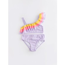 Renkli Volanlı Kız Çocuk Bikini Takım DB200617BT