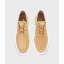 Erkek Taba  Deri Sneaker