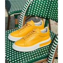 John Richardo Erkek Sarı Sneaker