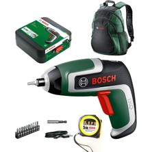 Ixo 7 Nesil 3.6 V Akülü Mini Vidalama Şarjlı Tornavida, Bosch Sırt Çantası ve Metre
