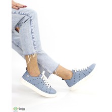 Mammamia Kadın Spor Tarz Yazlık Ortopedik Hakiki Deri Hafif Ayakkabı M26YA865