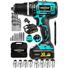 Alman Walter Darbeli Bakır Sargılı 27 Parça Setli 2x Akülü Şarjlı Akülü Vidalama Matkap