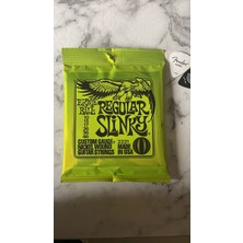Regular Slinky Elektro Gitar Teli + Fender 1mm Pena + Daddario 0.75MM Pena
