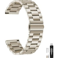 Huawei Watch 3 Gt Gt2 GT2E Gt3 Gt4 Gt 5 Pro Se Elite 46MM Uyumlu 22MM Metal Paslanmaz Çelik Kordon