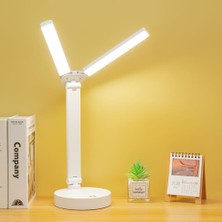 Skygo PS-1960 Şarjlı Dokunmatik 3 Renk 40 LED Çalışma Okuma Işığı Çocuk Odası Ambiyans Modlu Gece Lambası