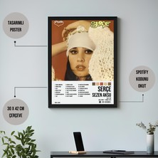 Orenda Art Sezen Aksu - Serçe Albüm Spotify Çerçeveli Poster Tablo