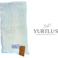 Müslin Kumaş %100 Pamuk Peştemal, Plaj Havlusu, Banyo Havlusu, 95X180 cm , Yumuşak, Üstün Kalite