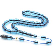 Enes Abdo Imzalı Kapsül Kesim Mavi Katalin Tesbih