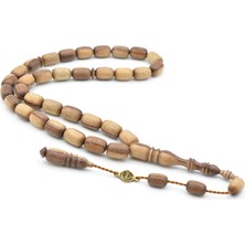 Usta Işi Imzalı Kapsül Kesim Iki Renkli Kokulu Kahverengi Pelesenk Tesbih