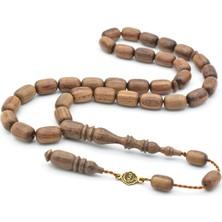 Usta Işi Imzalı Kapsül Kesim Kokulu Kahverengi Pelesenk Tesbih