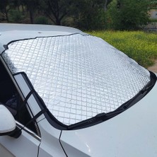 Ön Cam Dış Güneşlik ve Kar Buz Koruma Örtüsü - Sedan- Hb - Suv ve Pick-Up Araçlara Uyumlu