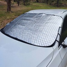 Ön Cam Dış Güneşlik ve Kar Buz Koruma Örtüsü - Sedan- Hb - Suv ve Pick-Up Araçlara Uyumlu