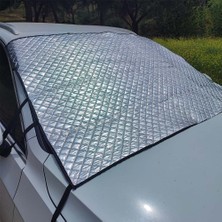 Ön Cam Dış Güneşlik ve Kar Buz Koruma Örtüsü - Sedan - Hb - Suv ve Pick-Up Araçlara Uyumlu