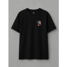 Vagonet Unisex Ninja 2 Baskılı Oversize T-Shirt
