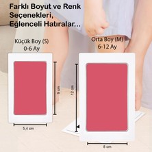 Moy Design Bebek El Ayak Izi Seti, Temassız Mürekkep Baskı Kiti, Kedi Köpek Pati Için De Hediye (1 Pembe) 