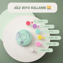 Huggy Mommy Yenidoğan Bebek Çocuk Yetişkin Döner Pilli Tırnak Kesme Törpü Makinası Tırnak Makası Bebek Bakım