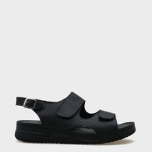 Ember Cırtlı Deri Konfor Anatomik Kadın Sandalet