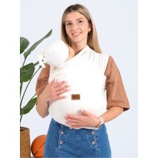 Huggy Mommy Premium Organik Pamuk Sırt Destekli Cepli Şapkalı Bebek Taşıyıcı Sling Bebek Taşıma Şalı Esnek Wrap