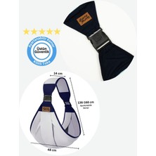 Taş Gri Ergonomik Bebek Taşıma Çantası Bebek Taşıyıcı Sling Puset Ana Kucağı Kanguru Hafif Pratik