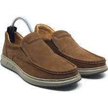 Luis Figo %100 Hakiki Deri Nubuk Ortopedik Erkek Rahat Günlük Loafer Rok Ayakkabı 40-48