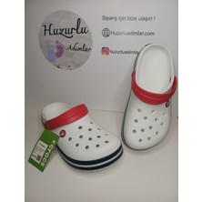  Kalite Ithal Unisex Beyaz Terlik