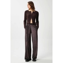 Leopar Desen Pantolon