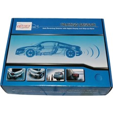 Park Sensörü Seti - Lds Ekranlı - 4 Lü Sensör - Siyah Renk ( 22mm )