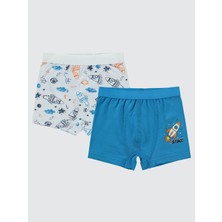 Civil Boys Erkek Çocuk 2'li Boxer Set 2-10 Yaş Standart