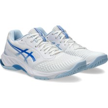 Asics 1052A069-111 Netburner Ballıstıc Ff Beyaz - Mavi Voleybol Ayakkabısı