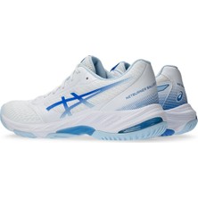 Asics 1052A069-111 Netburner Ballıstıc Ff Beyaz - Mavi Voleybol Ayakkabısı